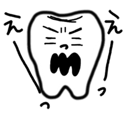 tooth a character sticker #2077040