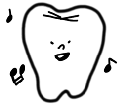 tooth a character sticker #2077042