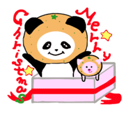 A panda and piglet sticker #2077117