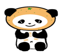 A panda and piglet sticker #2077125
