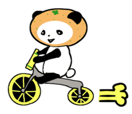 A panda and piglet sticker #2077131