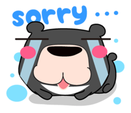 Little Moon Bear 2 sticker #2077175