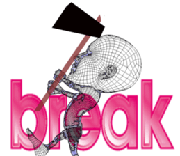 Invisible-man English ver.2 sticker #2077370