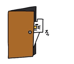 the squre cat sticker #2078528