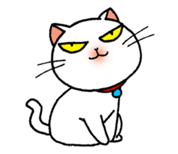 Bua Khao, a white cat sticker #2078862