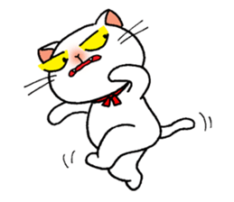 Bua Khao, a white cat sticker #2078863