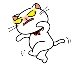 Bua Khao, a white cat sticker #2078863
