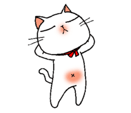 Bua Khao, a white cat sticker #2078866