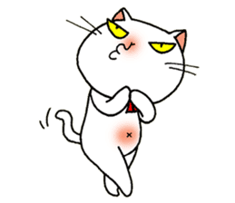 Bua Khao, a white cat sticker #2078867