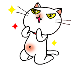 Bua Khao, a white cat sticker #2078868