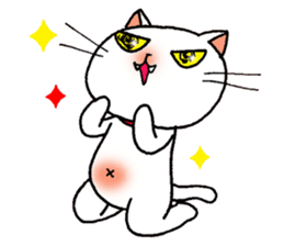 Bua Khao, a white cat sticker #2078868