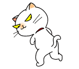Bua Khao, a white cat sticker #2078869