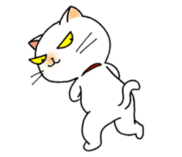 Bua Khao, a white cat sticker #2078869