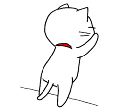 Bua Khao, a white cat sticker #2078871