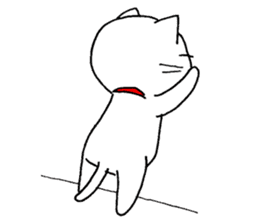 Bua Khao, a white cat sticker #2078871