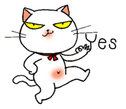 Bua Khao, a white cat sticker #2078872