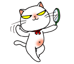 Bua Khao, a white cat sticker #2078874