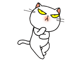 Bua Khao, a white cat sticker #2078886
