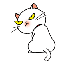 Bua Khao, a white cat sticker #2078888