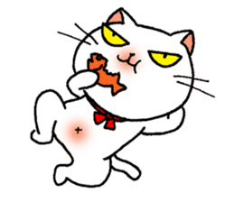Bua Khao, a white cat sticker #2078889