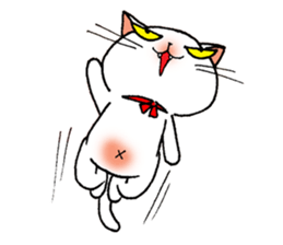 Bua Khao, a white cat sticker #2078890