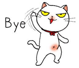 Bua Khao, a white cat sticker #2078891
