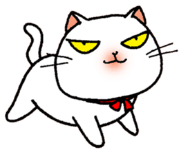 Bua Khao, a white cat sticker #2078893
