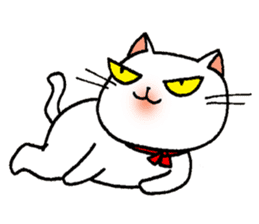 Bua Khao, a white cat sticker #2078899