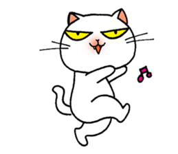 Bua Khao, a white cat sticker #2078900