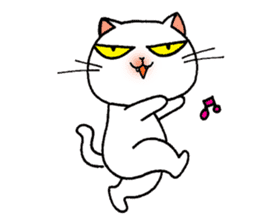 Bua Khao, a white cat sticker #2078900