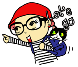 Garagay & Lucky Cat sticker #2078989