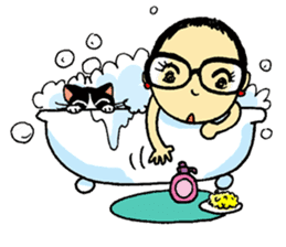 Garagay & Lucky Cat sticker #2079011