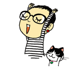 Garagay & Lucky Cat sticker #2079012