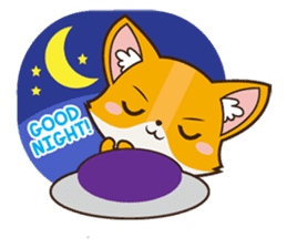 Foxy, cute little fox sticker #2079863