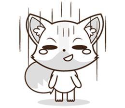 Foxy, cute little fox sticker #2079864