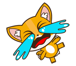 Foxy, cute little fox sticker #2079871