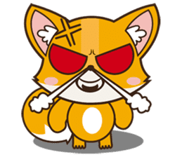 Foxy, cute little fox sticker #2079872