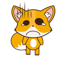 Foxy, cute little fox sticker #2079884