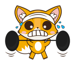 Foxy, cute little fox sticker #2079899