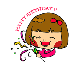 Japanese girl kids sticker #2080015