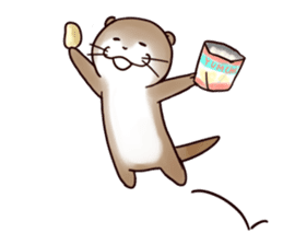 Funny Otter Kawauso-san's Special sticker #2080422