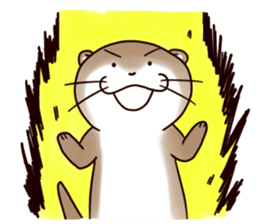 Funny Otter Kawauso-san's Special sticker #2080423