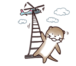 Funny Otter Kawauso-san's Special sticker #2080427