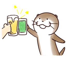 Funny Otter Kawauso-san's Special sticker #2080432