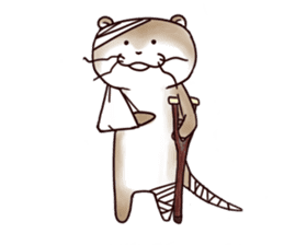 Funny Otter Kawauso-san's Special sticker #2080433