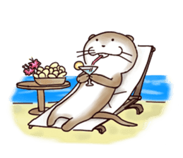 Funny Otter Kawauso-san's Special sticker #2080436