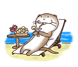 Funny Otter Kawauso-san's Special sticker #2080436
