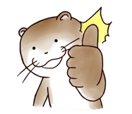 Funny Otter Kawauso-san's Special sticker #2080441