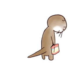 Funny Otter Kawauso-san's Special sticker #2080451