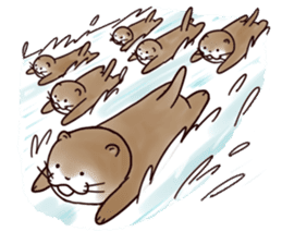 Funny Otter Kawauso-san's Special sticker #2080454